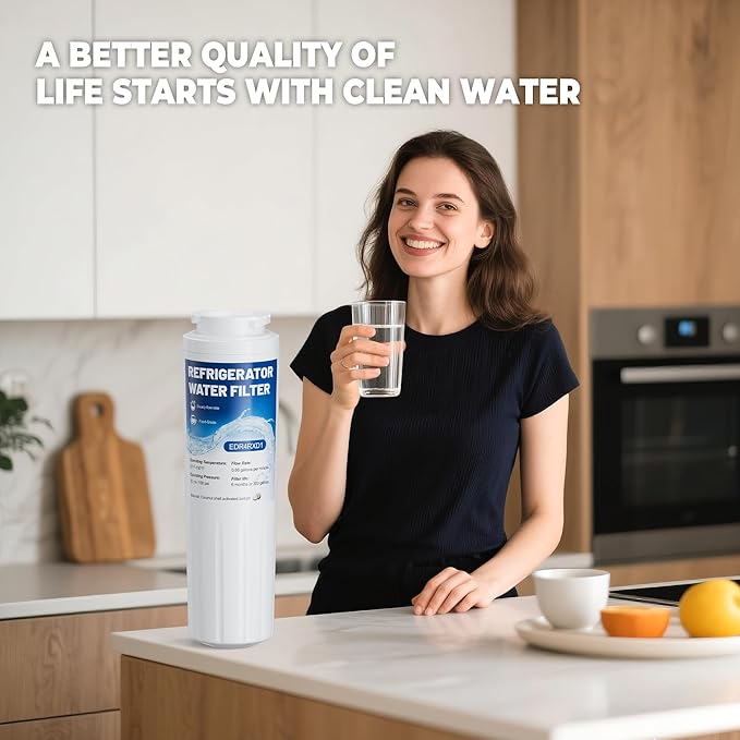 EDR4RXD1 Compatible with UKF8001,Filter 4,4396395,UKF8001AXX,PURICLEAN II, UKF8001AXX-200,UKF8001P,469006 Water Filter, Pack of 3,By YPMQY