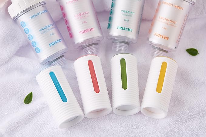 HubiCare Shower Infuser - Vitamin C Shower Head Filter, Hard Water Softener, Chlorine & Fluoride Shower Filter, Water Purifying Filtered Shower Head with Beads (Tropical Blue Ocean Refill)