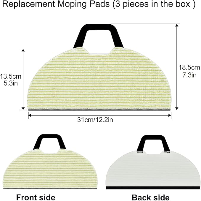Replacement Parts Accessories for Shark AV2610WA RV2610WA RV2410WD Matrix Plus 2- in-1,2 Main Brush,4 Filters,3 Mop Pads,6 Side Brushes,2 Pre Filter,&1 Pre-Motor 2 Foam Filter