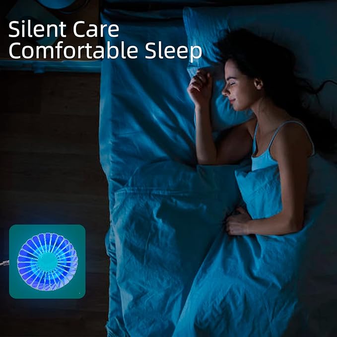 Desktop Air Purifier with HEPA Filter for Office Bedroom Bathroom, Small USB Air Purifiers, Super Quiet Powered by USB No Adapter(Green)