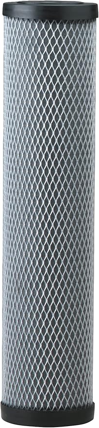 Pentair Pentek C1-20BB Big Blue Carbon Water Filter, 20-Inch, Whole House Heavy Duty Dual Purpose Powdered Activated Carbon-Impregnated Cellulose Replacement Cartridge, 20" x 4.5", 5 Micron , Black