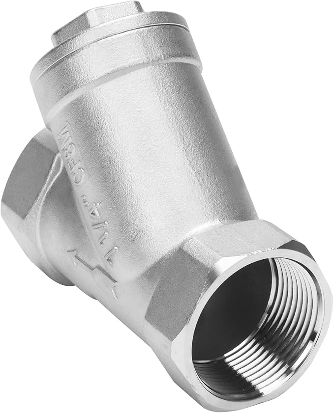1-1/4 Inch Wye Strainer 100 Mesh Screen Filter Valve - 800 WOG SUS316 CF8M