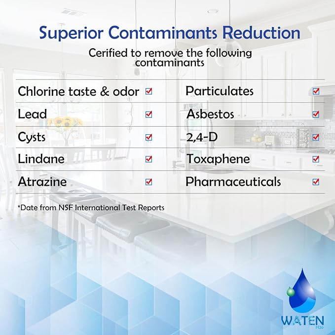 4396841 Water Filter Replacement - Compatible with Whirlpool 4396841, EDR3RXD1, Everydrop Filter 3, WHR3RXD1, KAD3RXD1, Kenmore 46-9083, 46-9030, 4396710, 2 PACK