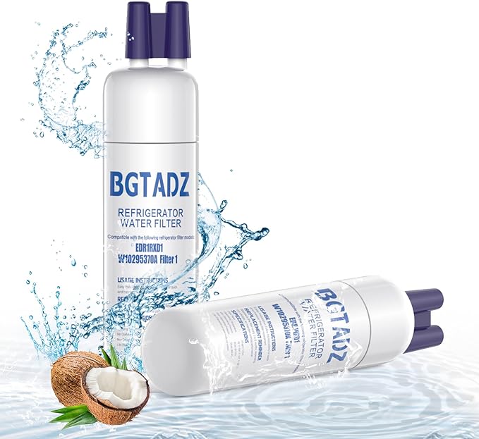 Water filter for WRS315SDHZ02, WRS325FDAM04, WRS571CIHZ01, WRS555SIHZ06, WRS325FDAW04, WSF26C3EXF01, WRS325SDHZ00 Replacement-3PK Vivena