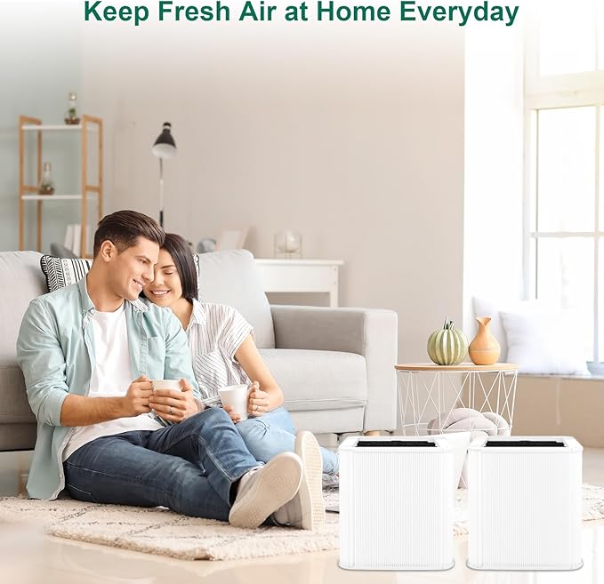 2 Pack 211+ filter replacement Compatible with 211 replacement filter, with Activated Carbon Filter.