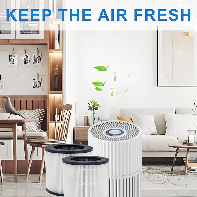 Replacement Air Filter A10 Compatible With GANIZA A10 AIR Purifier,H13 True HEPA Activated Carbon Filter(2-Pack)