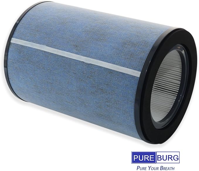 PUREBURG FLT9400 Replacement Filter Compatible with GermGuardian AC9400W AC9600W Air Purifier Filter K,H13 True HEPA & Activated Carbon 4-Stage Filtration