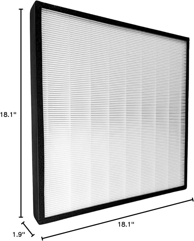 Nispira 1183050K WPPRO2000 Replacement Filter For Whirlpool Whispure Pro 2000 Air Purifier WPPRO2000B WPPRO2000P WPPRO2000M 1 HEPA + 4 Carbon Pre FIlter