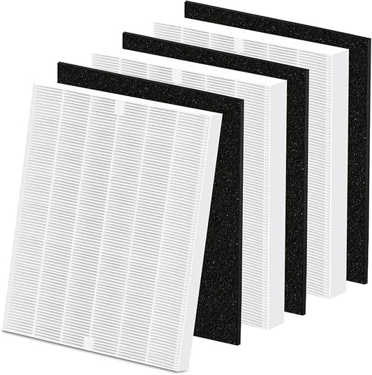 AP-1512HH 200M Filter Set Compatible with Coway Airmega AP-1512HH and Airmega 200M air Puri-fier, 3 and 3 Carbon Filters, AP-1512HH-FP, AP-1518R, AP-1519P, Part 3304899