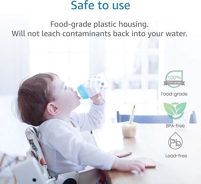 AQUACREST 9601 Water Filter, Model No.AQU-WF55. Replacement for Moen 9601 ChoiceFlo 9600, 9602, 9500, 9501, 9502, Fits F87400, F7400, F87200, 77200, CAF87254, S5500 Series of Moen Faucets (Pack of 2)