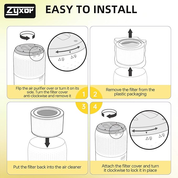 Core 400S Pet Care Replacement Filter Compatible with LEVOlT Core 400S & Core 400S-P Air Purifier, 3-in-1 Activated Carbon Pre-Filter, Core400S-RF-PA(LRF-C401-P-YUS), 1 Pack, Yellow