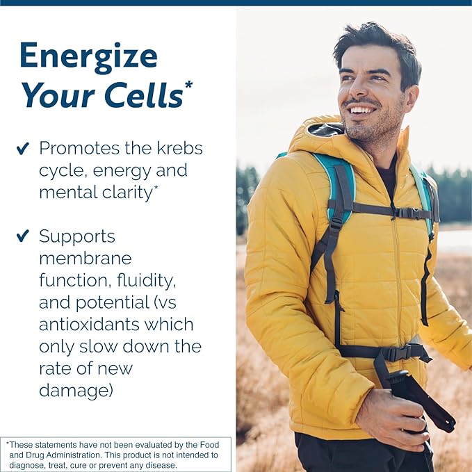 Researched Nutritionals NT Factor Energy - Advanced Mitochondrial Formula to Promote Cellular Health, ATP Production, Energy & Brain Health (90 Tablets)
