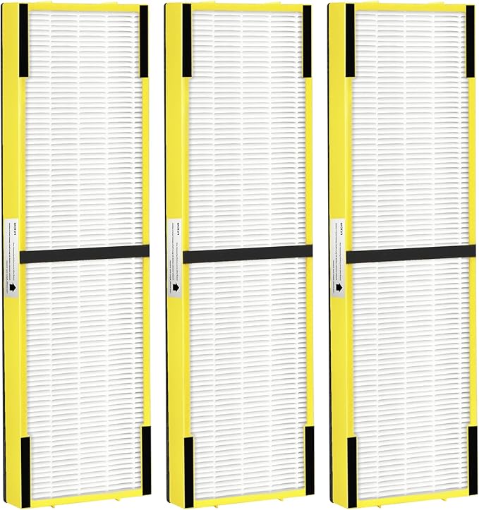 APPLIANCEMATES 3 Packs FLT5000 True HEPA Replacement Filter C for Germ-Guardian Air Purifier AC5000E, AC5250PT, AC5300B, AC5350B, AC5350W, CDAP5500B, AP2800CA