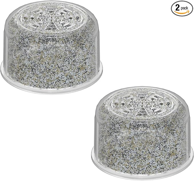 2 Pack Shower Head Filter Replacement Cartridge Compatible with All Canopy Fixed & Handheld Filtered Shower Head, Shower Filter For Hard Water