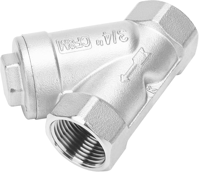 3/4 Inch Wye Strainer 100 Mesh Screen Filter Valve - 800 WOG SUS316 CF8M