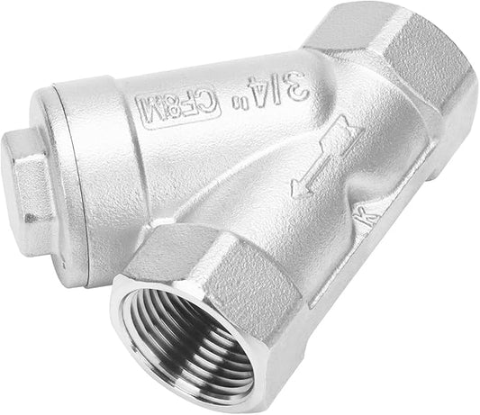 3/4 Inch Wye Strainer 100 Mesh Screen Filter Valve - 800 WOG SUS316 CF8M