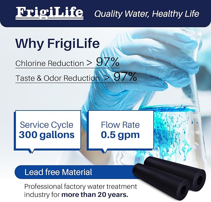 Refrigerator Water Filter Compatible with Frigidaire EPTWFU01, EWF02, Pure Source Ultra II, 4PACK