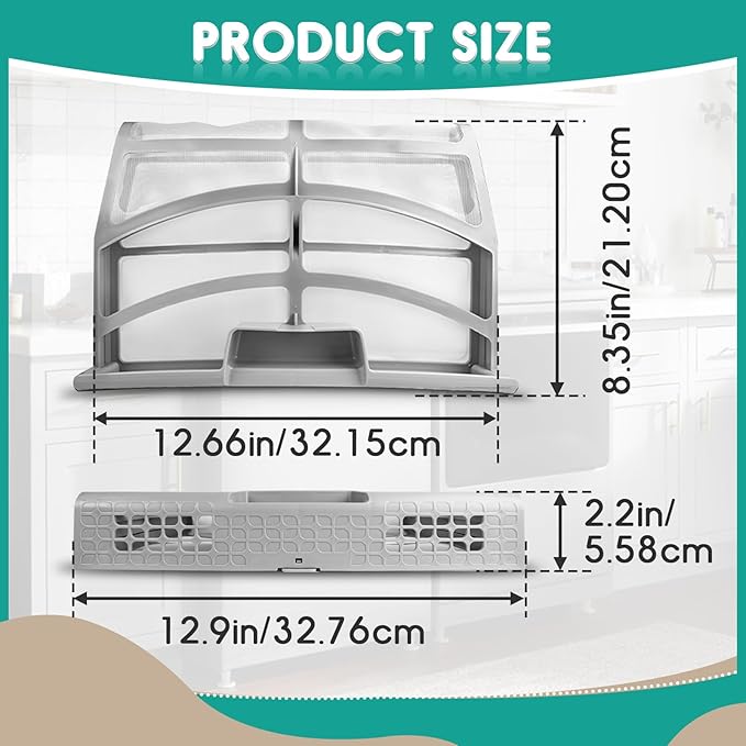 W10859086 Dryer Lint Screen Filter Replacement, Fits for Whirlpool Kenmore Maytag Dryers, Replaces W10608811 W10701353 AP5999318 EAP11731421 MEDB835DW3 MEDB835DW4 PS11731421 4378144 (LintFilter)