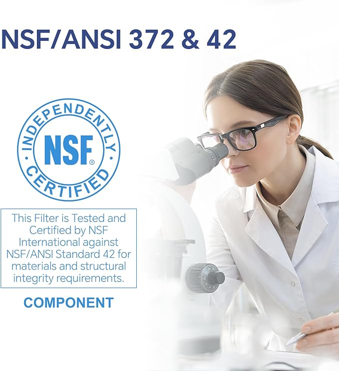 Stokk EDR1RXD1 Replacement Compatible with Everydrop Filter 1, EDR1RXD1B, Whirlpool W10295370A, P8RFWB2L, P4RFWB, P5WB2L, 46-9081, 46-9930, RW001 Refrigerator Water Filter, 3 Pack