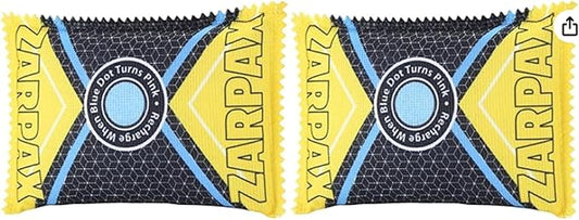 125g Rechargeable Desiccant Packs Dehumidifier Bag - 2 Pack - Moisture Absorbers For Safes, Car, Bathroom, Storage, Garage - Moisture Remover Eliminates Humidity - Reusable Desiccant Bags