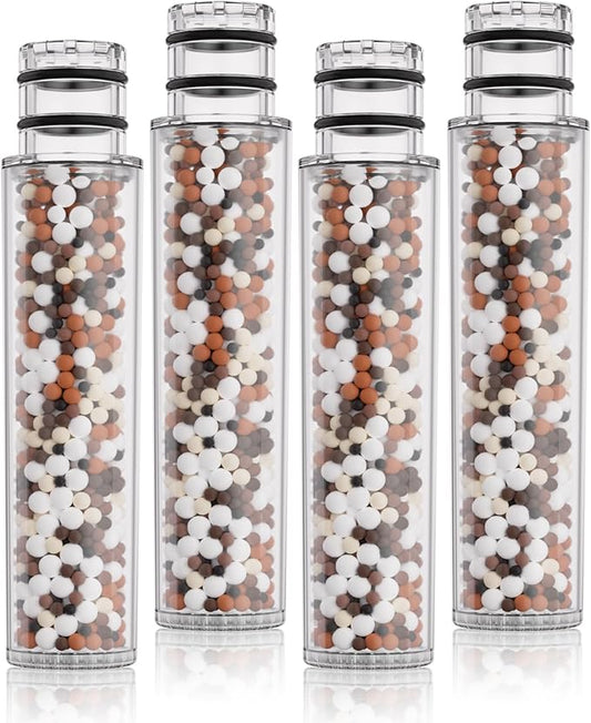 SR SUN RISE Shower Filter for Handheld Shower Head, 4 Pack Replacement Filters for Hard Water Remove Chlorine and Harmful Substances