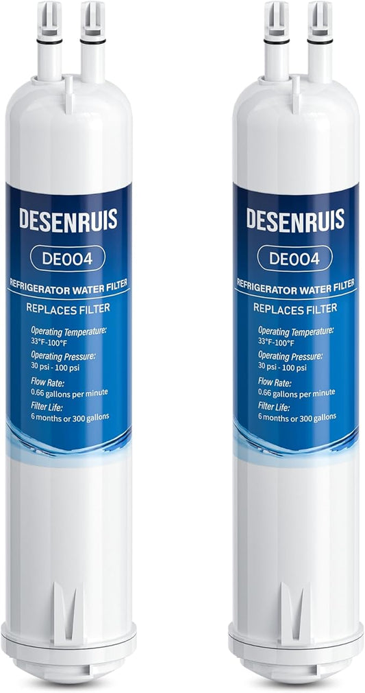 4396841 Replacement for EDR3RXD1, Filter 3, KAD3RXD1, WHR3RXD1, Compatible with Kenmore 46-9083,46-9030, 9030, 9083 Water Filter, Pack of 2, By DESENRUIS