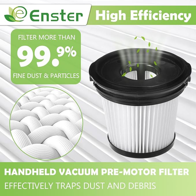 BU3521 BU3523 BU3120 HEPA Filter Replacement Compatible with Shark BU3521 Clean Lightweight Cordless Stick Cleaner, BU3523 Clean and Empty Cordless Stick Vacuum, Auto Empty System