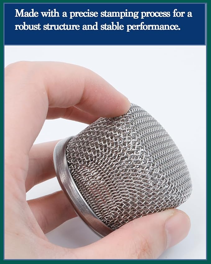 (2pack) 181073 Pump Inlet Strainer Filter 1/2" NPT Thread, Double-Layer Stainless Steel Compatible withGraco 350 EM,380 EM,390 EM, 400 EM, 480 EM, 490 EM,500, Super NOVA, Paint Sprayers