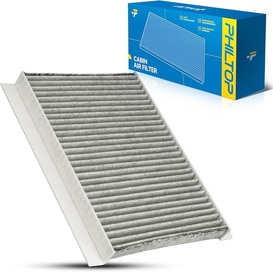 PHILTOP Cabin Air Filter,Replacement for CF11666, 2009-2012 Elantra with Activated Carbon Filter Up Dust Pollen Odor