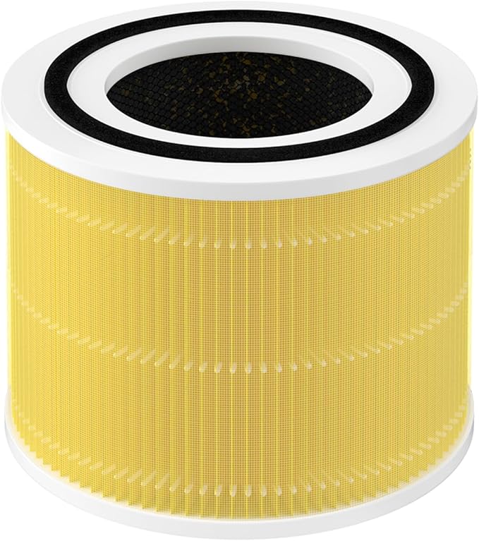 1-Pack Core 300 Pet Care Replacement Filter Compatible with LEVOIT Core 300 and Core 300S Air Purifier, H13 True HEPA, High-Efficiency Activated Carbon, Replace Core 300-RF-PA, Yellow
