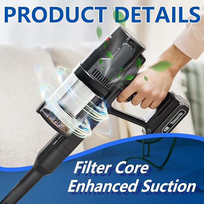 3 Pack Vacuum Filters Replacement Kit Compatible with Bissell Cleanview XR Pet 300W 3797V / CleanView XR 200W 3789U Cordless Vacuum,3 HEPA Filters Replace Part#1638010