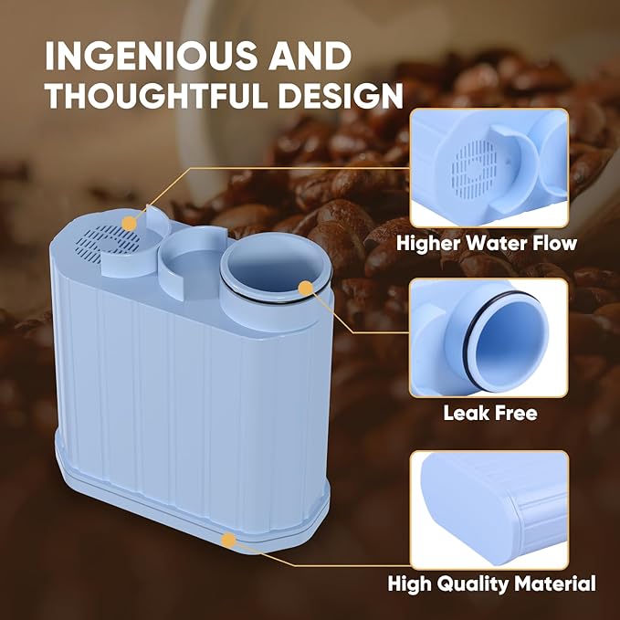 PUREPLUS Coffee Filter Compatible with AquaClean CA6903, Water Filter for Fully Automatic Espresso Machines, Dedicated Anti-Lime & Calc Protection, 3 Pack