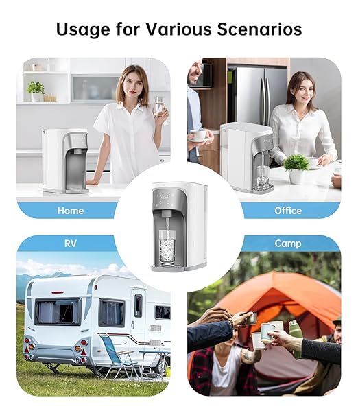 WIE Reverse Osmosis Water Filter Countertop, 7 Stage RO Purification with UV,Counter Water Filtration System, 3:1 Pure to Drain,NSF/ANSI 58 Tested,Water Purifier Dispenser (No Installation Required