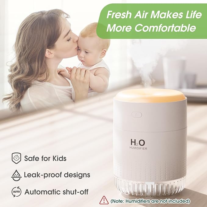 10 Pieces Humidifier Sticks Filter，Replacement Wick Humidifiers Filter Sticks, Humidifier Sticks Cotton Filter Refill Sticks Filter Replacement Parts for KARFUN 350ml Mini Humidifier