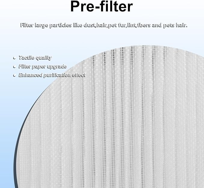 2 Packs AC400 Air Purifiers Replacement Filter Compatible with Purivortex AC400 Air Purifier, High Efficiency AC400 H13 True Replacement Filter