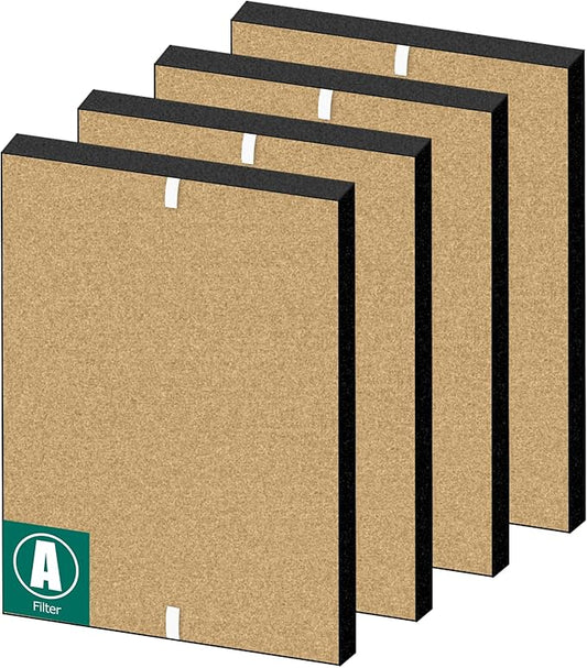 APPLIANCEMATES Upgraded 4 Pack C535 Pet Replacement Filter Compatible with Winix Plasmawave C535, 5300-2, P300,5300 Air Purifier(Yellow)