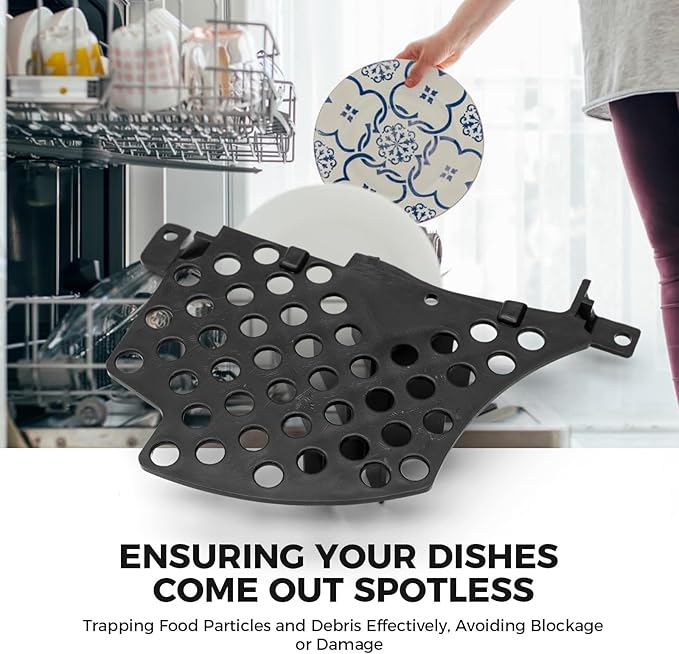 807111601 Sump Cover and Filter Inlet Pump Plate for Electrolux Frigidaire Kenmore Crosley Gibson Kelvinator Westinghouse Dishwasher Pump Plate Replace AP5788710 3019126 PS8747095