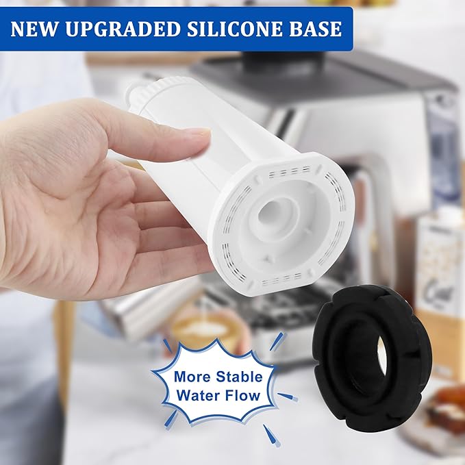 TOMOON Water Filter Replacement for Breville Espresso Machines Barista Touch BES880, Barista Pro BES878,Oracle Touch BES990,Oracle BES980,Dual Boiler BES920 Bambino ClaroSwiss Sage,8 Pack