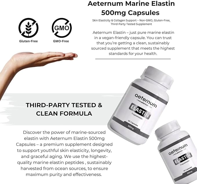 Elastin - 500mg Capsules - 60 Capsules