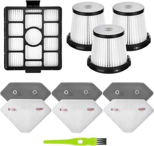 BU3521 BU3523 BU3120 HEPA Filter Replacement Compatible with Shark BU3521 Clean Lightweight Cordless Stick Cleaner, BU3523 Clean and Empty Cordless Stick Vacuum, Auto Empty System