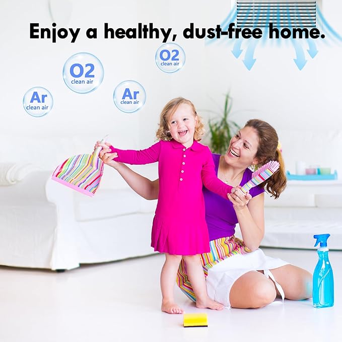 20 x 140" Air Vent Filters, Cut-to-Size MERV 8 Filter Material, Triple Layer HVAC Furnace Vent Filters for Home, Floor, Ceiling, Grilles - Includes 48PCS Adhesive Hook Tape.