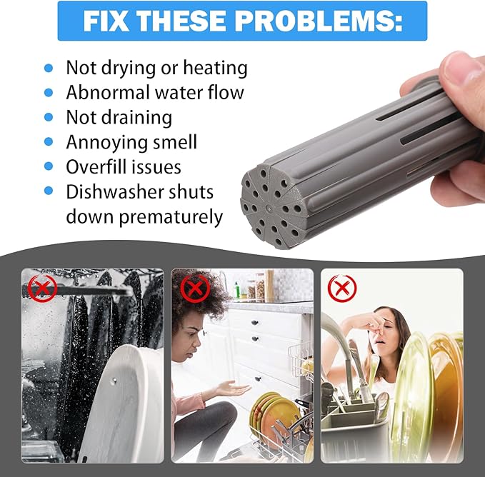 WD21X10519 GE Dishwasher Flood Switch Compatible with ADT, CDT, DDT, GDF, GDT, PDT, ZDT Series GE Dish Washer Appliance Switch Flood Asm Replacement Parts WD21X10492 WD21X20204 3028650 PS8690623