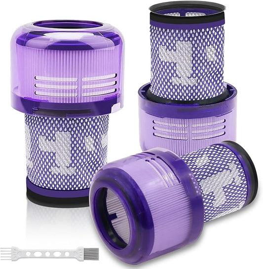 V12 Cordless Vacuum Filter Compatible with Dyson V12 Detect Slim, Removable and Washable V12 Replacement Filter, Part No.971517-01