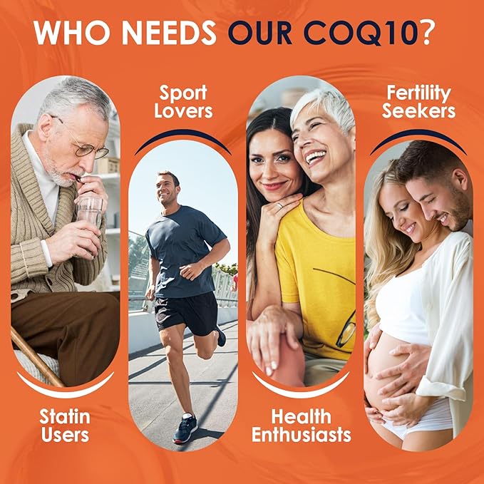 NATURE TARGET Ubiquinol CoQ10 400mg softgels with PQQ & Turmeric, High Absorption Coenzyme Q10 Supplement with ALA & Black Pepper, Antioxidant for Heart & Brain Health, Energy Production, 120 Count