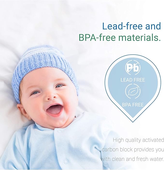 EcoAqua WF1CB Refrigerator water Filter, Replacement for WF1CB, WFCB®, RG100, WF284, NGRG2000, 469910, 9910, Pack of 3