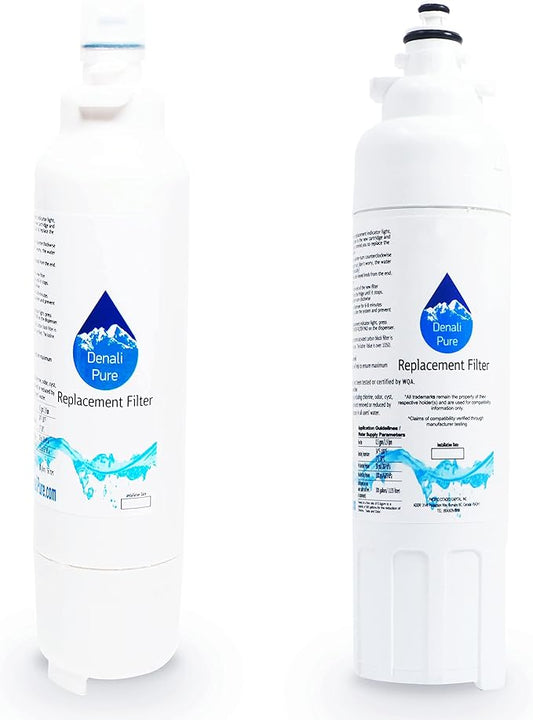 2-Pack Replacement for LG LSXS26366S Refrigerator Water Filter - Compatible with LG LT800P, ADQ73613401 Fridge Water Filter Cartridge