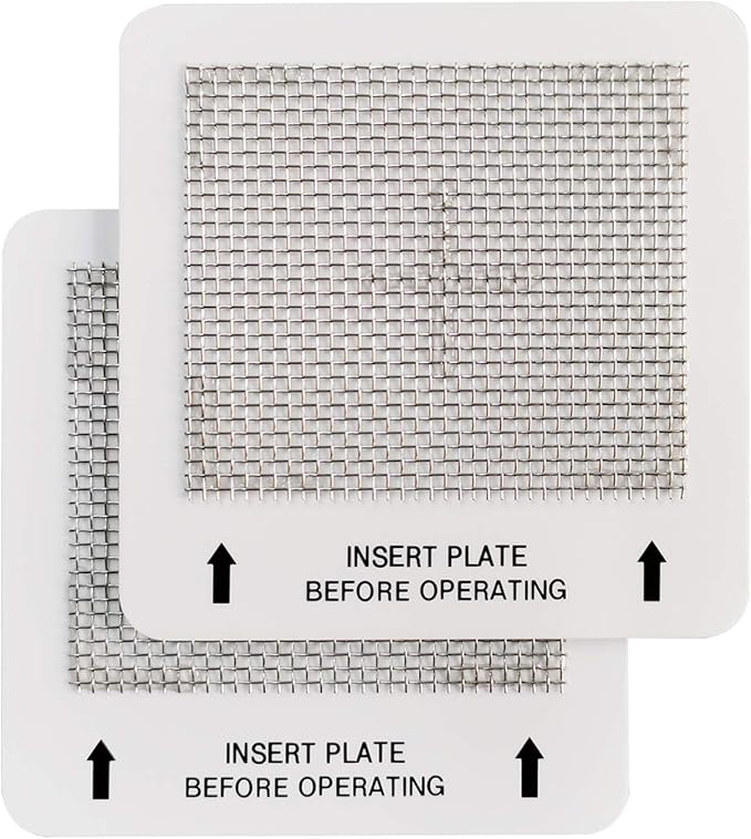 Universal Ceramic Ozone Plates for Generic Ozone Generators Washable Purification Air Purifier, 4.5" x 4.5" Inches Replacement Ozone Plates (2Pack)