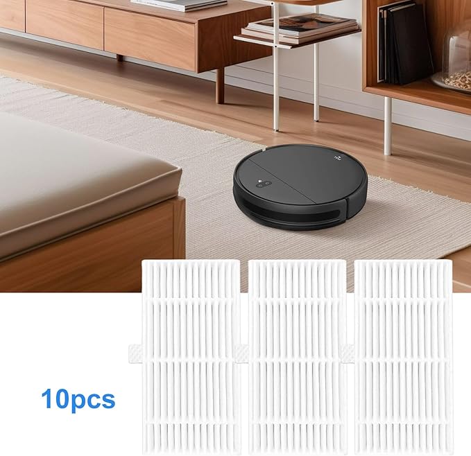 Filters For MAMNV BR150/BR151 For ZCWA BR150/BR151 For ONSON BR150/BR151 For GTTVO BR150/BR151 Robot Vacuum Cleaner, Vacuum Cleaner Filters Replacement Kits(10PCS)