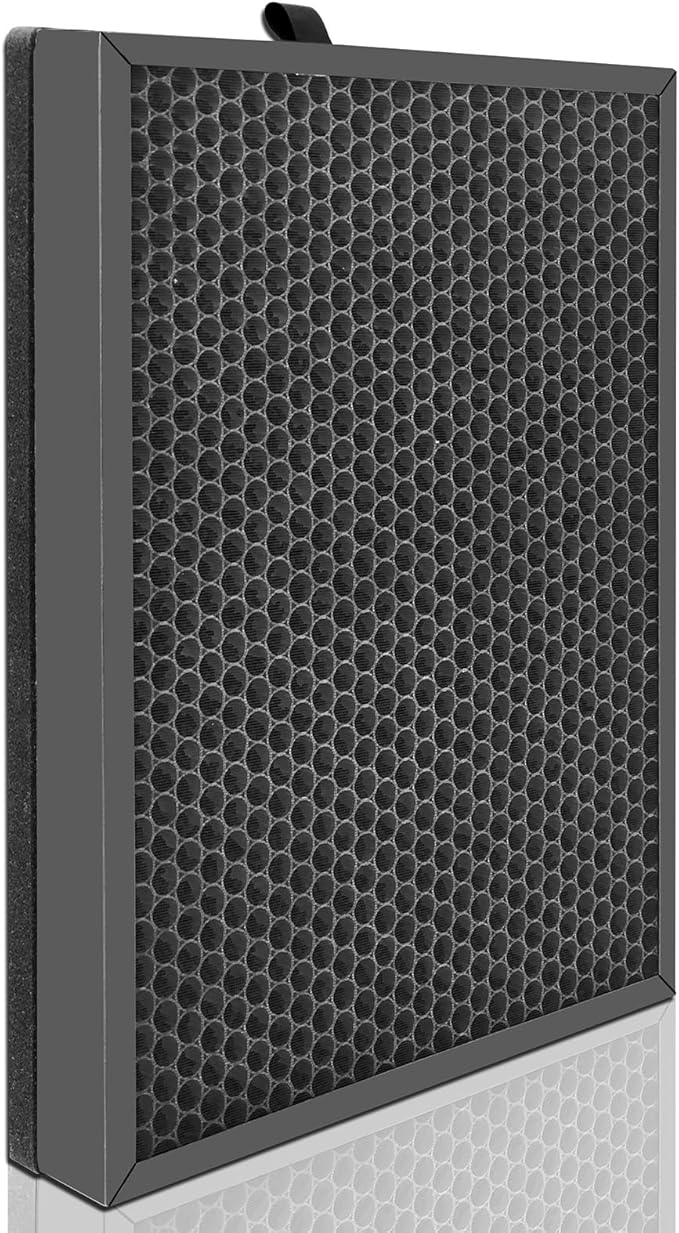 Replacement H14 HEPA Filter Compatible with 400 Air Purifier, 4-Stage Filtration Activated Carbon 3-IN-1 Air Clean 1