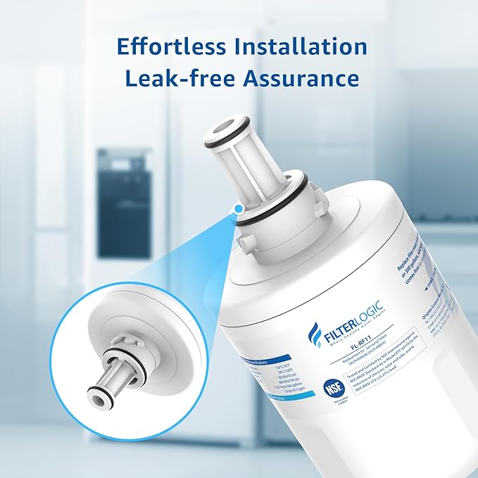 Filterlogic DA29-00003G Refrigerator Water Filter, Replacement for Samsung DA29-00003G, DA29-00003B, Aqua-Pure Plus, RFG237AARS, DA29-00003F, HAFCU1, RFG297AARS, RS22HDHPNSR, WSS-1 (Pack of 3)